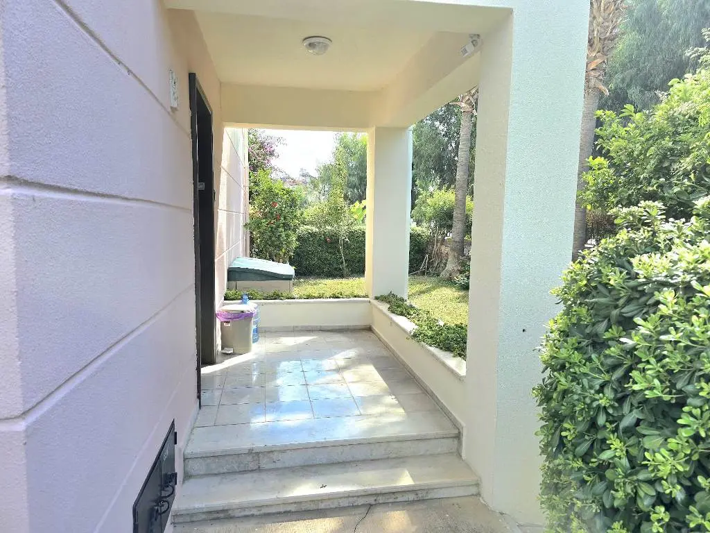 Shaded terrace